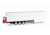 1/87 Schmitz Curtain Canvas Trailer 3-axle with forklifter