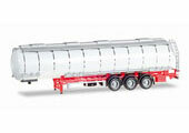 1/87 Jumbo Tank Trailer 3a Chassis Red