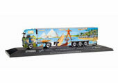 1/87 MB Actros Gigaspace Refrigerated Box Semitrailer Herpa Weltgeschichte Nr.3.1/Schumacher
