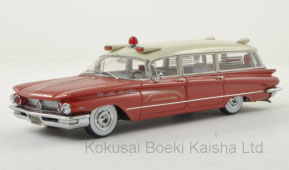 1/43 Buick Electra 225 Ambulance, 1960 Red/White