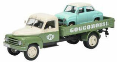 1/43 Hanomag L28 Light Green w/Goggo Mobile