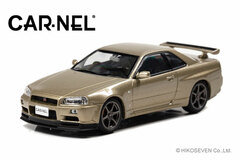 1/43 Nissan Skyline GT-R Mspec Nur (BNR34) 2002 Silica Brass