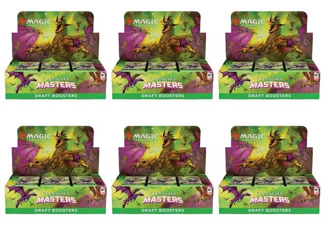 Commander Masters Draft Booster Box Case