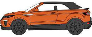 1/76 Range Rover Evoque Convertible (Phoenix Orange)