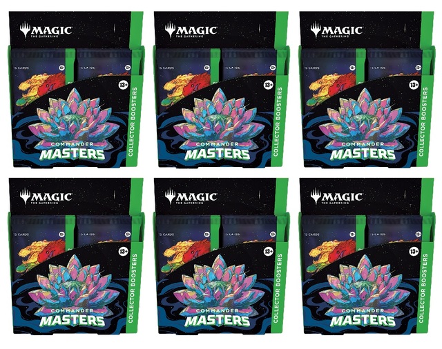 Commander Masters Collector Booster Box Case