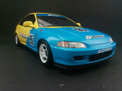 1/18 Honda Civic EG6 Spoon Racing Racing