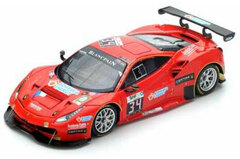 1/43 Ferrari 488 GT3 No.34 24h SPA 2016 J. Pisarik - J. Kral - M. Malucelli - D. Fumanelli