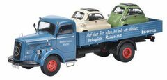 1/43 MB L6600 Dark Blue w/2 Isetta