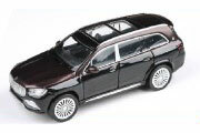 1/64 Mercedes Maybach GLS Obsidian Black / Rubellite Red RHD