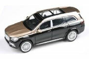 1/64 Mercedes Maybach GLS Obsidian Black / Kalahari Gold LHD