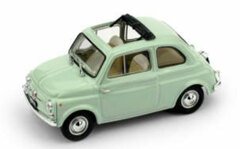 1/43 Fiat 500D Open 1960-1965 Light Green Interior: Beige Ivory