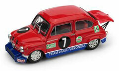 1/43 Fiat Abarth 850 TC 1970 Zandvoort R. Zwolsman #7 Scuderia Radio Veronica