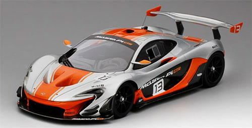 1/18 McLaren P1-GTR #13 2015 Silver/Orange