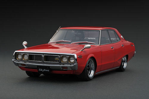 1/18 Nissan Skyline 2000 GT-X (GC110) Red