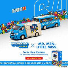 1/64 Toyota Hiace Widebody Mr. Men Little Miss 50th Anniversary With metal oil can