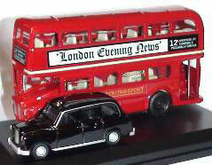 1/76 London Bus & London Taxi Gift Set