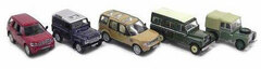 1/76 Land Rover Set 5Car Set (I/II/Disco/Defender/Freelander)
