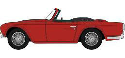 1/76 Triumph TR4 (Signal Red)