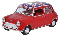 1/43 Austin Mini (Tartan Red/Union Jack)