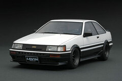 1/18 Toyota Corolla Levin 2Door GT Apex (AE86) White/Black