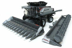 1/64 Gleaner S97 Combine Corn Head & Draper Head Gray/Black