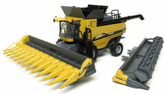 1/64 Challenger 540E w/Fat Singles Grain Head & Draper Head Yellow