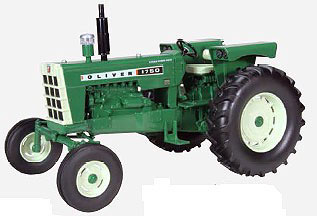 1/16 Oliver 1750 Diesel Wide Front Green