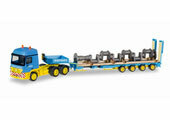 1/87 MB Actros L 6 x 4 Low-bed Semi Trailer Crankshaft Transporter 