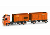 1/87 Volvo FH GL XL Hook-lift Trailer 