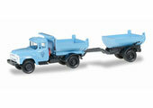 1/87 ZIL 130 Truck-mounted tipper trailer Blue