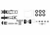 1/87 Scania CS 20 HD Driver's Seat w/o Side Skirt