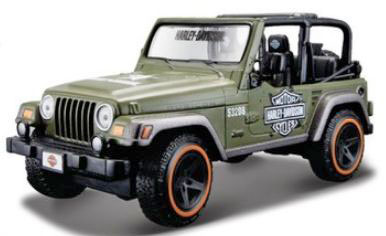 1/24 Jeep Wrangler Rubicon (Flat Green)