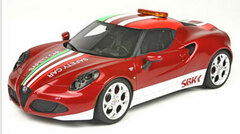 TQ 1/18 Alfa Romeo 4C SBK Safety Car (Red)
