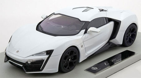 TQ 1/18 Lykan HyperSport White
