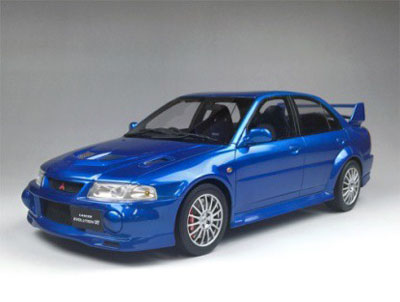 1/18 Mitsubishi EVO Lancer VI Blue
