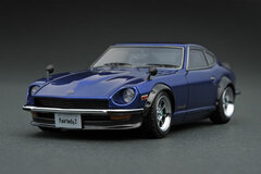 1/43 Nissan Fairlady Z (S30) Blue *Hayashi-Wheel