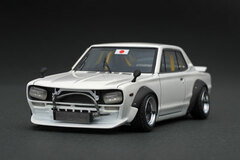 1/43 LB-WORKS Hakosuka 2Dr White
