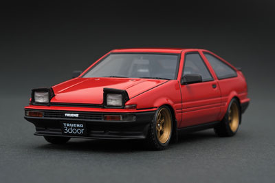 1/43 Toyota Sprinter Trueno 3Dr GTV (AE86) Red