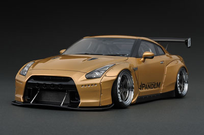 1/18 PANDEM R35 GT-R Gold