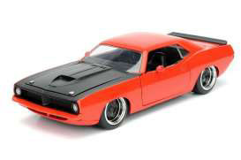 1/24 1973 BTM Plymouth Barracuda orange