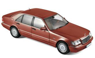 1/18 Mercedes-Benz S500 1997 Metallic Red