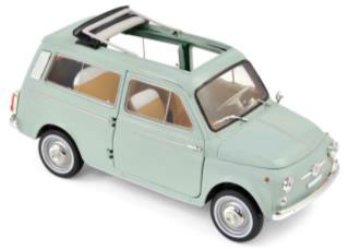 1/18 Fiat 500 Giardiniera 1962 Light Green