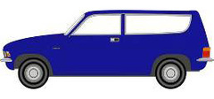 1/76 Austin Austin Allegro Estate (Tahiti Blue)