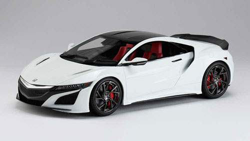 1/18 Honda NSX 2016 (with Maker Option) White