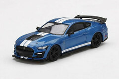 1/64 Ford Mustang Shelby GT500 Ford Performance Blue (Right-hand Steering)