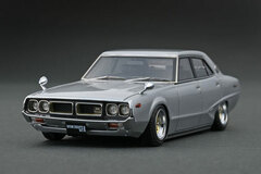 1/43 Nissan Skyline 2000 GT-X (GC110) Silver *Tecno-Wheel