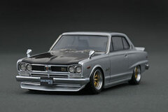1/43 Nissan Skyline 2000 GT-X (KGC10) Silver