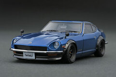 1/43 Nissan Fairlady Z (S30) Blue *Watanabe-Wheel