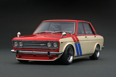 1/18 Datsun Bluebird SSS (510) Red/White