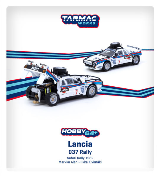 1/64 Lancia 037 Rally Safari Rally 1984